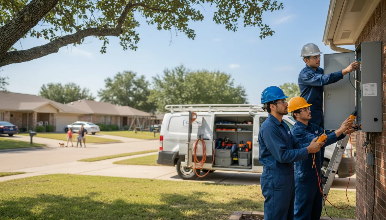 Certified electrician providing emergency electrical services in Roxana, KY